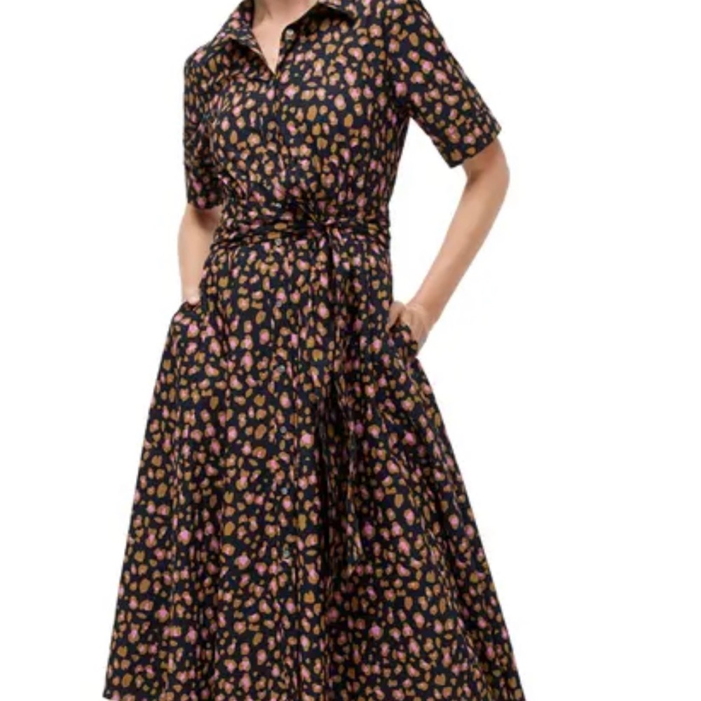 J.Crew Leopard wrap dress! New with tags.